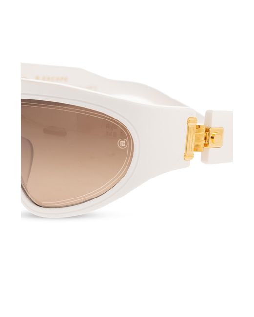 Balmain White Eyewear B Escape Sunglasses for men