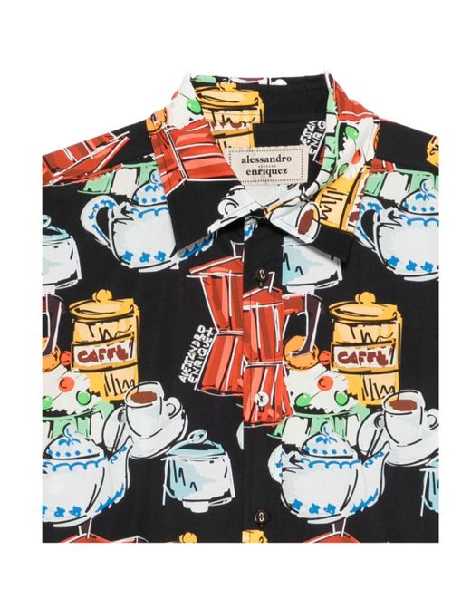 ALESSANDRO ENRIQUEZ Multicolor Printed Shirt
