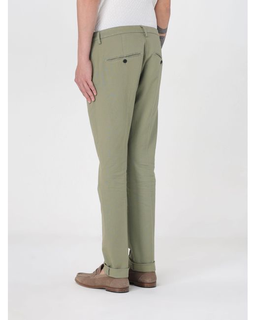 Dondup Green Gaubert Cuffed Trousers for men