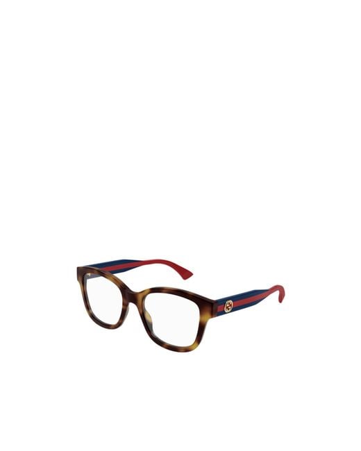 Gucci White Eyewear Square Frame Glasses