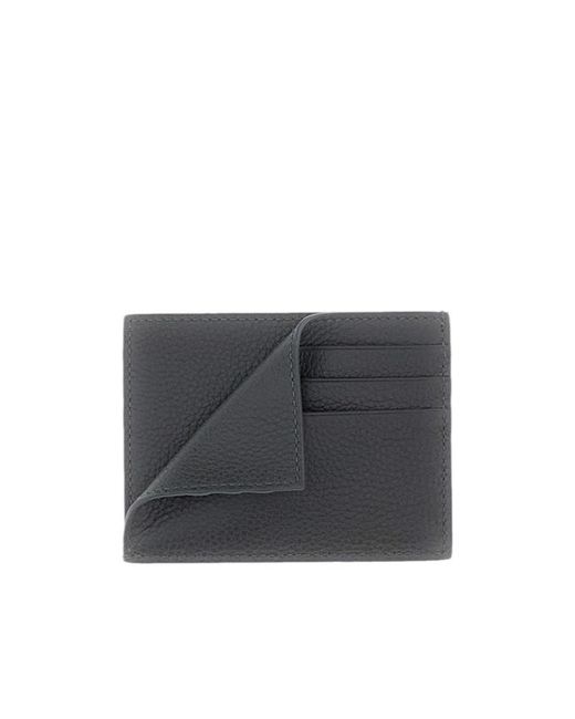 Thom Browne Black Note Compartment Card Holder for men