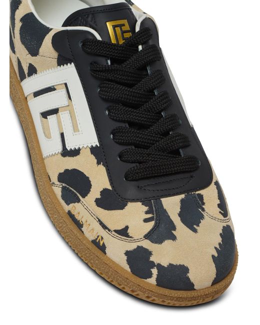 Balmain Brown Swan Sports Shoes