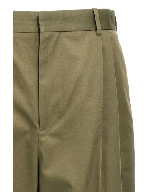 Loewe Green Pleated Trousers for men