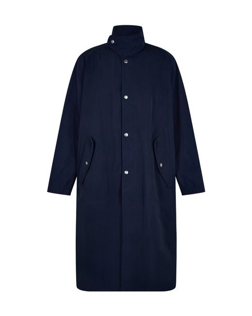 Dries Van Noten Blue Rannon Coat for men