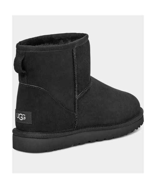 Ugg Black Classic Mini Ankle Boots for men