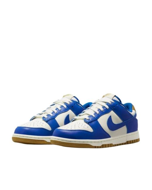 Nike Blue Dunk Leather Sneakers