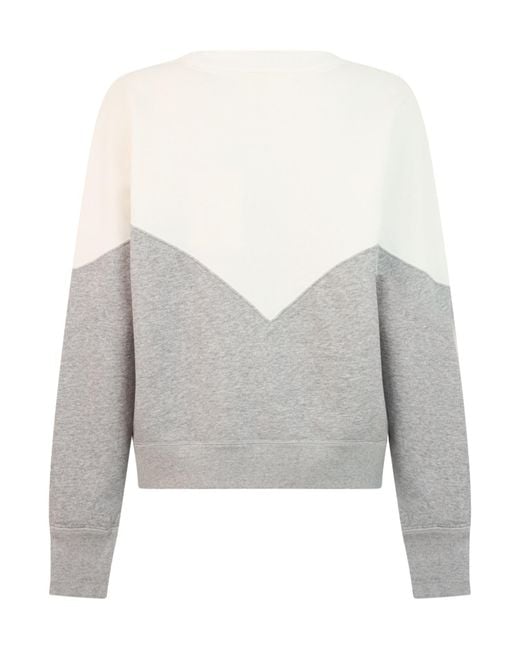Isabel Marant Gray Isabel Marant Étoile Logo Panel Sweatshirt