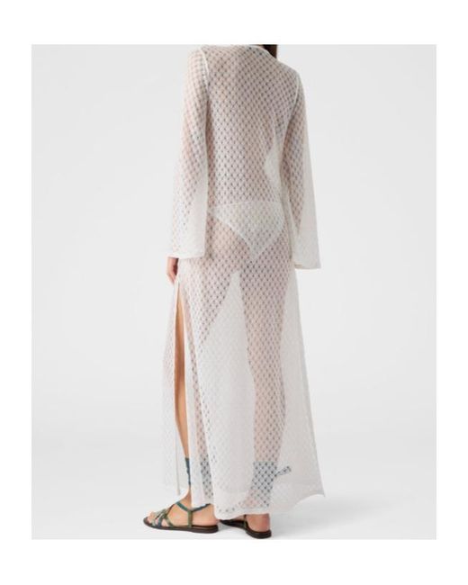Missoni White Tie Neck Kaften