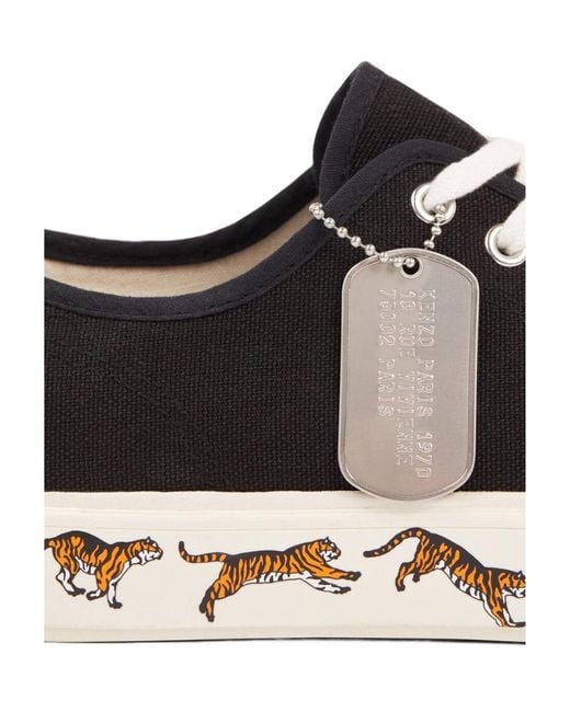 KENZO Black School Trainers