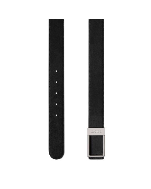 Gucci White Reversible Belt With Rectangular Buckle for men