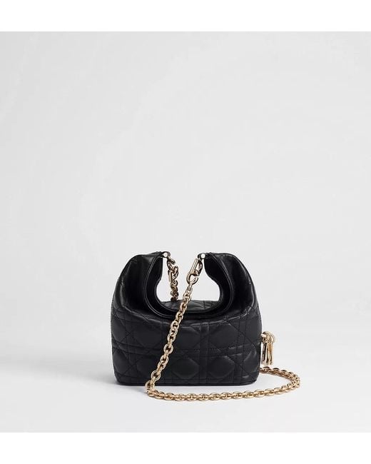 Dior Black Mini Toujours Hobo Bag