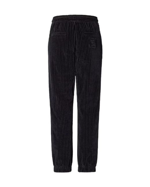 Fendi Black Velvet Pants for men