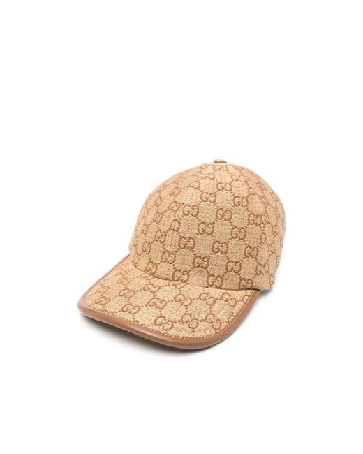 Gucci Natural Gg Baseball Hat