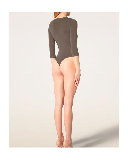 Wolford Brown Tokyo Seamless Bodysuit