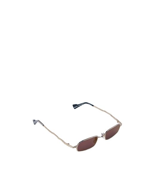 Kuboraum Purple Mask Z 17 Rectangular Sunglasses for men