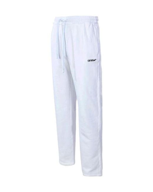 Off-White c/o Virgil Abloh White Rope Sweatpants for men