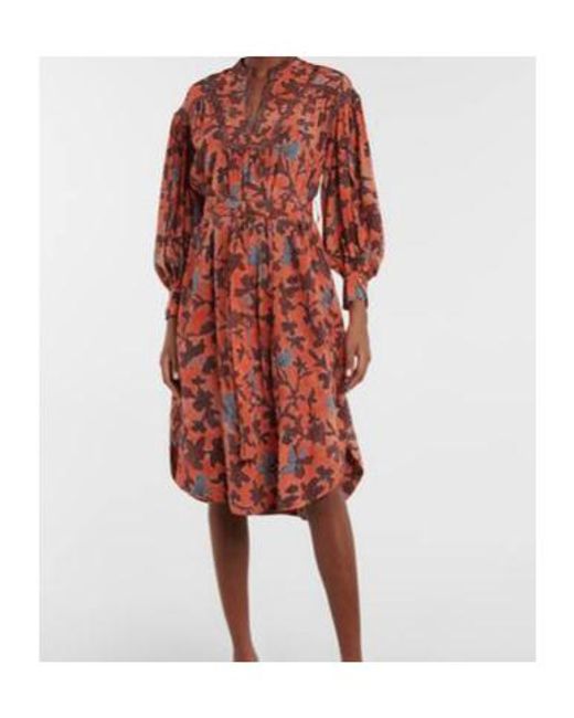 Ulla Johnson Red Printed Dress