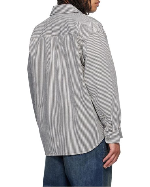 Carhartt Gray Mercer Shirt Jacket for men