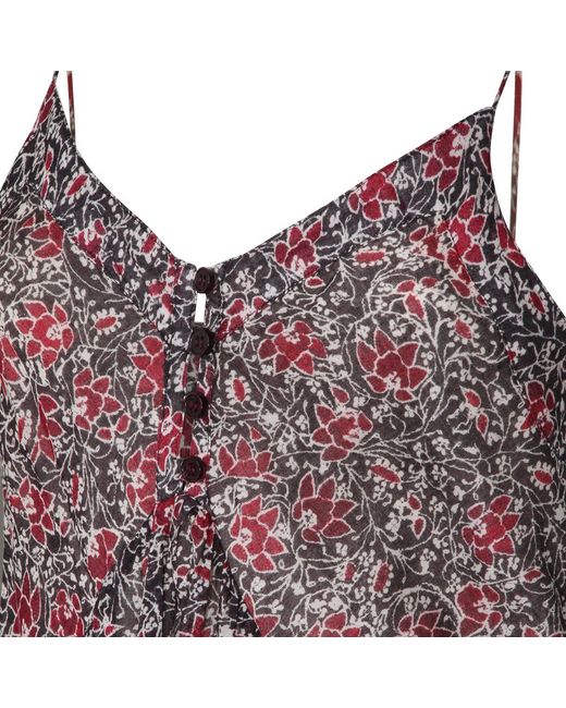 Isabel Marant Purple Isabel Marant Étoile Sabba V-Neck Dress