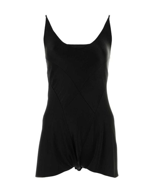 Maison Margiela Black Sleeveless Panelled Jumpsuit