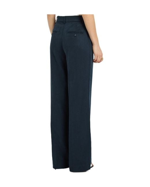 Reformation Blue Leg Trousers
