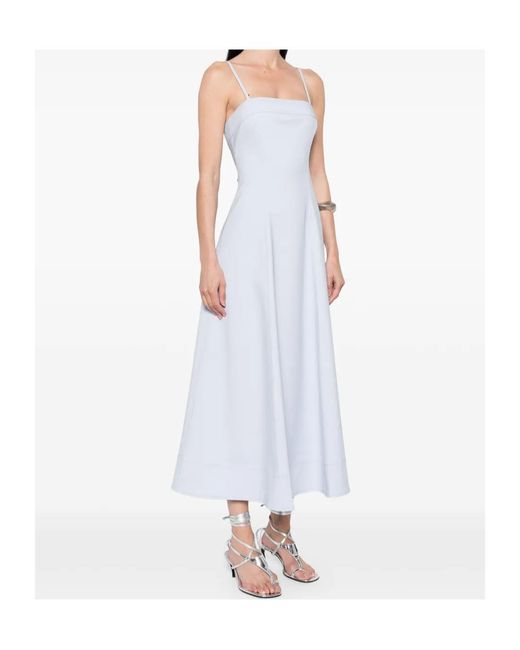 Jonathan Simkhai White Marisol Midi Dress
