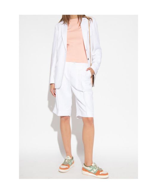 Fendi Pink Short-Sleeved Knitted Jumper