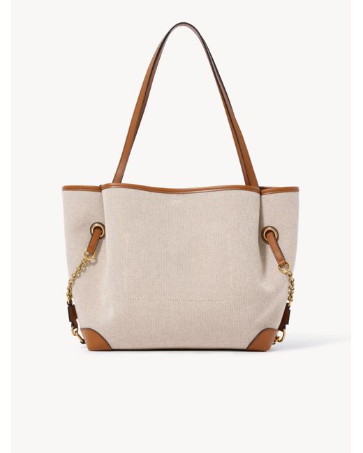 Chloé Natural Chloé Clover Double Carry Bag