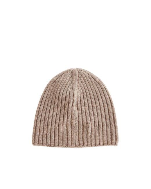 Acne Brown Rib Wool Hat for men