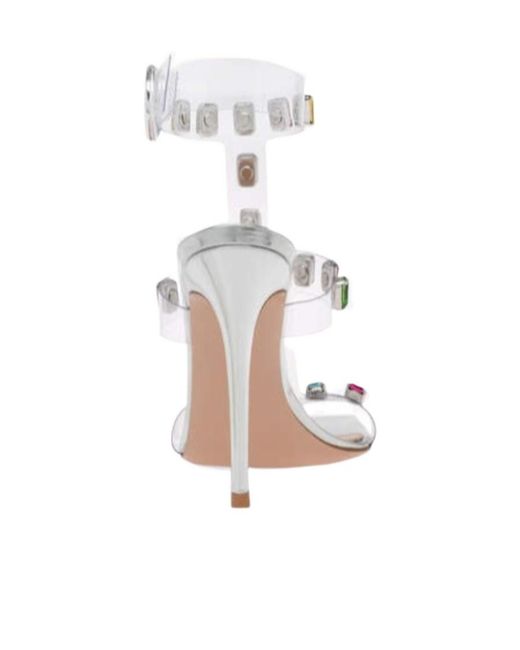 Gianvito Rossi Metallic Crystal-Embellished 105Mm Sandals
