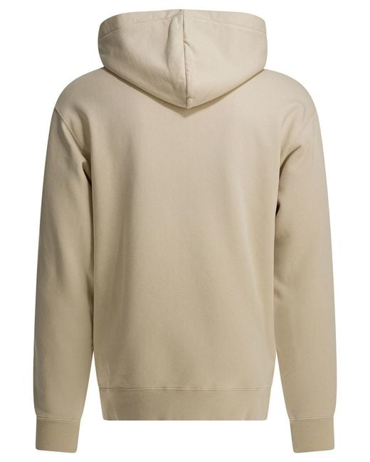 Jacquemus Natural Long-Sleeved Hooded Sweatshirt for men