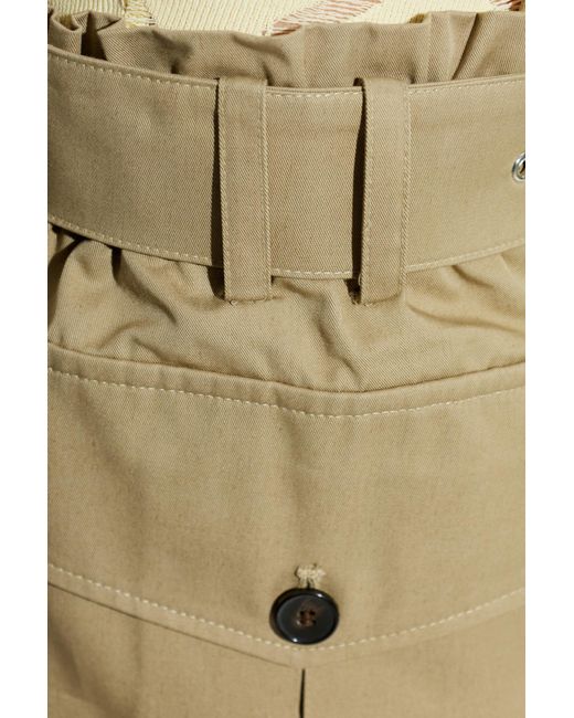 IRO Natural Belt Loop Mini Skirt