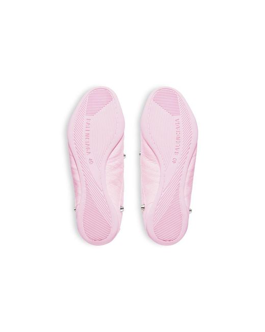 Balenciaga Pink City Low-Top Sneakers