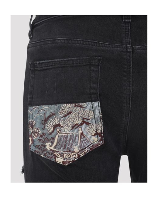 Amiri Blue Belt Loops Jeans for men