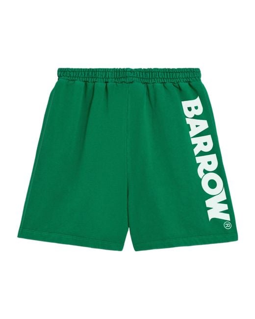 Barrow Green Logo Shorts for men