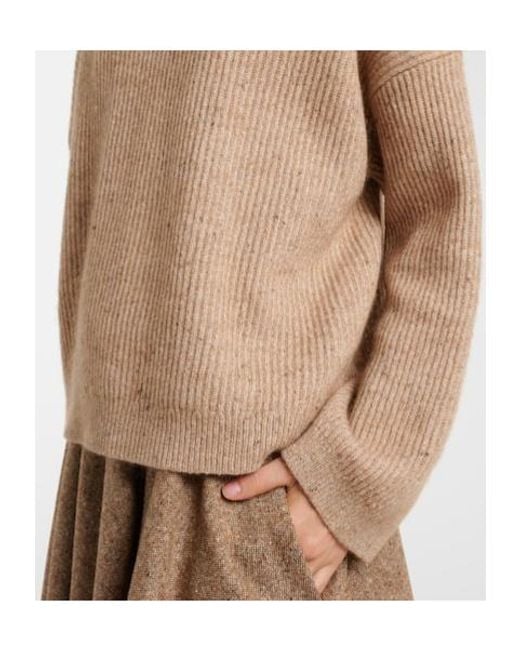 Brunello Cucinelli Natural Oversized Sweater