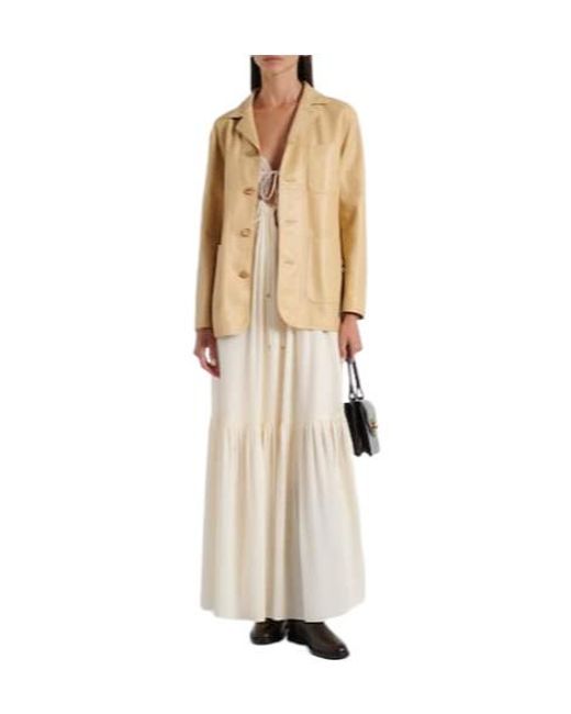 Ralph Lauren Natural Minimal Sheepskin Coat