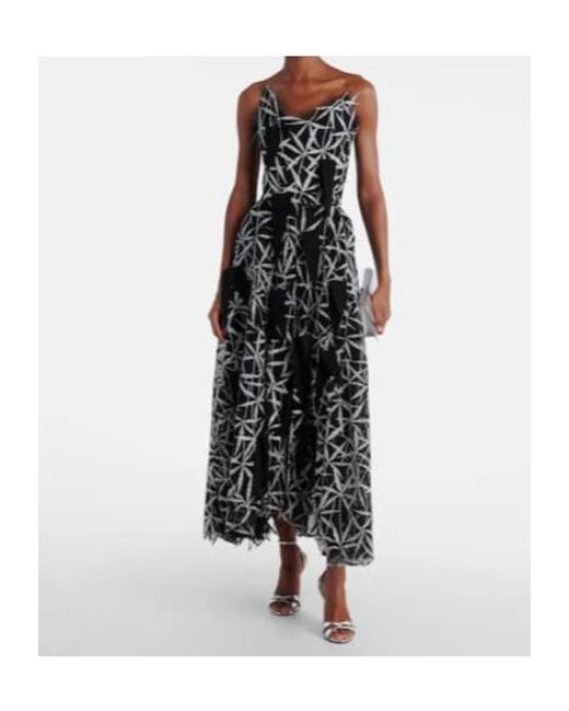Maticevski Black Axis Embellished Gown