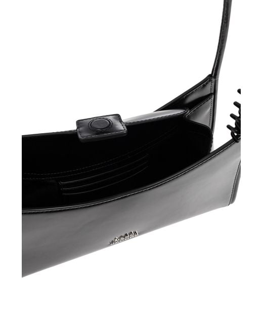 Marc Jacobs Black The Glam Claw Clip Shoulder Bag
