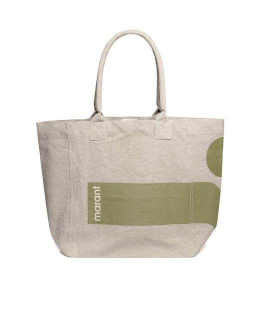 Isabel Marant Gray Logo Handbag
