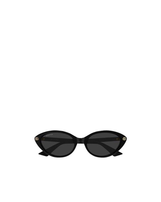 Gucci Black Eyewear Cat Eye Frame Sunglasses
