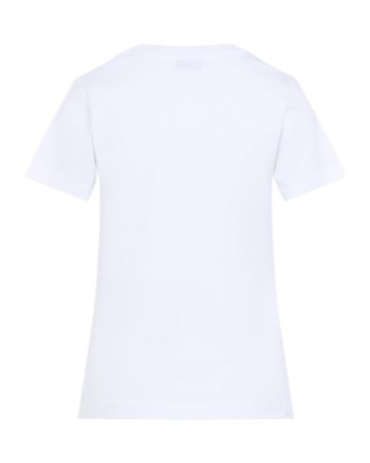 Moschino White Teddy Bear Print T-Shirt