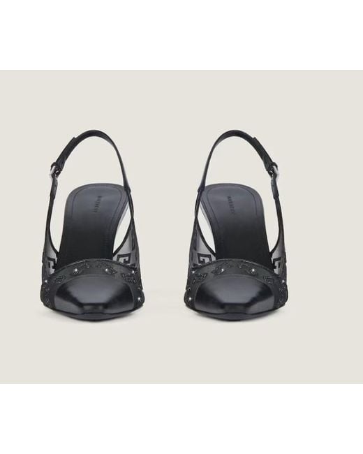 Givenchy Metallic G Cube Slingback
