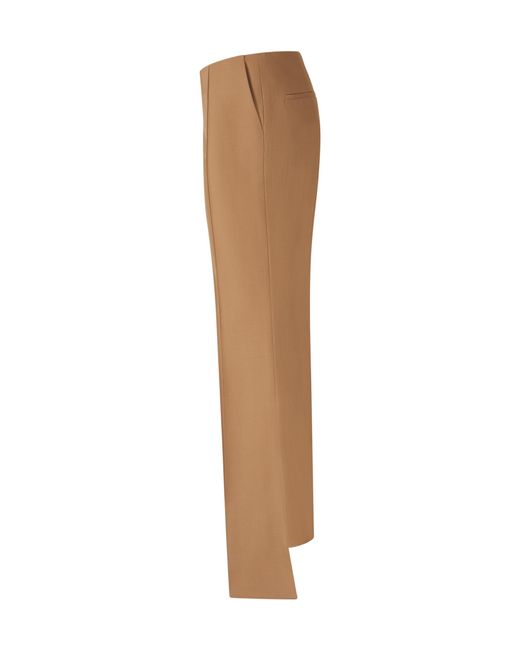 Chloé Natural Pleated Casual Pants