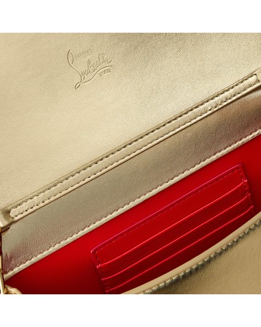 Christian Louboutin Natural Suede Clutch