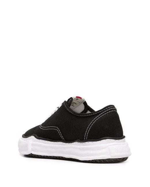Maison Mihara Yasuhiro Black Baker Lace-Up Sneakers