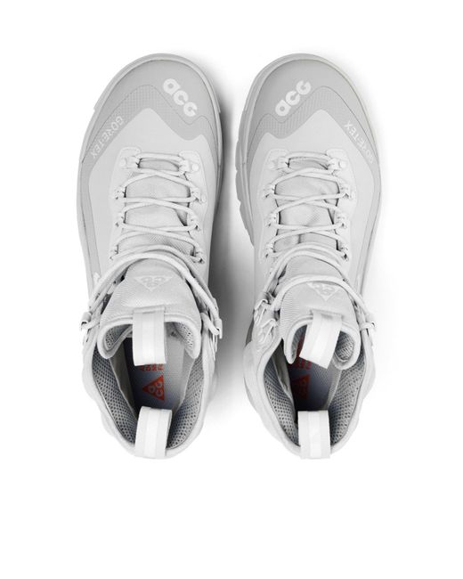 Nike Gray High-Top Casual Flat Shoes for men