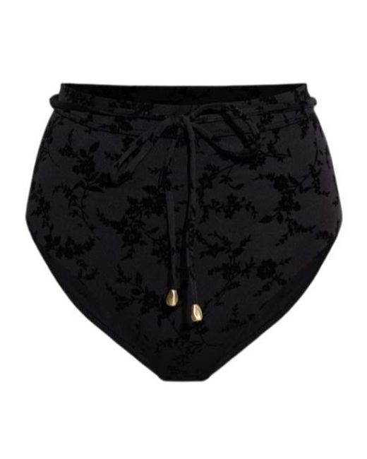 Zimmermann Black Drawstring Swimming Trunks