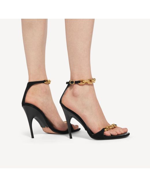 Balenciaga Black Duchesse Sandal
