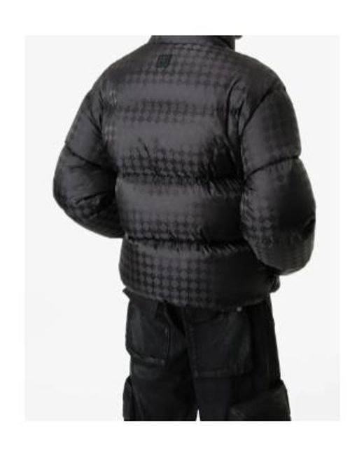 Amiri Black Ma Quad-Jacquard Down Acket for men